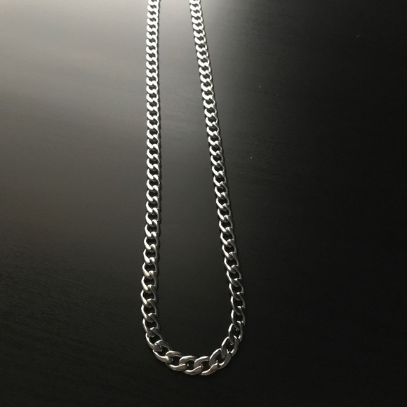 Other - Silver Curb 6mm Chain